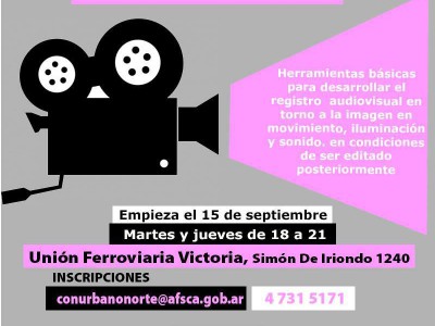 Docente del Taller de oficio Filmación, sonido e iluminación.